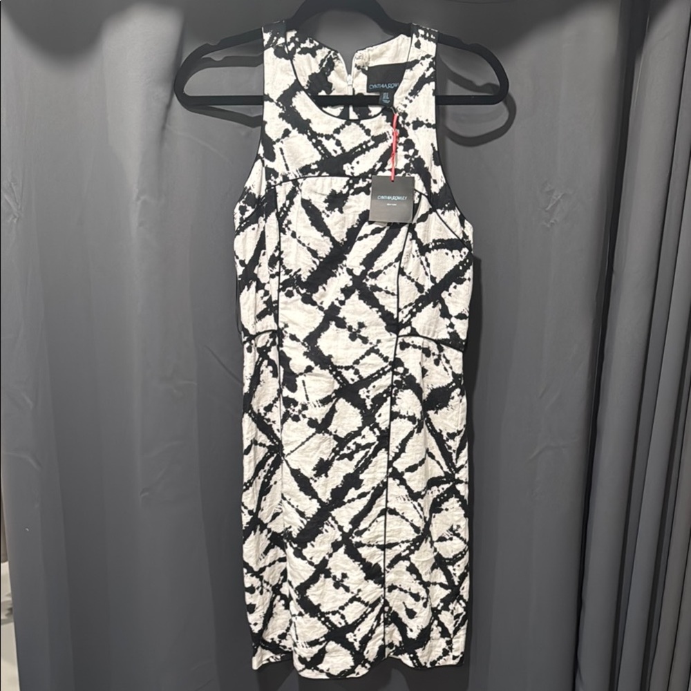 Calvin Klein Black and White Women's Dress